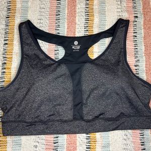 Women’s Old Navy Active Black and Grey XXL Sports Bra